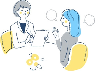 直接話せるから、不安や疑問もその場で解決